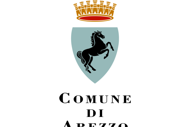 Arezzo stemma quadricromia quadrato